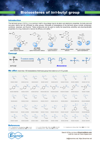 Bioisosteres of tert-butyl group