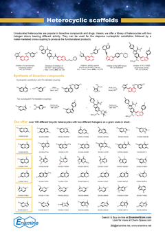 Heterocyclic scaffolds