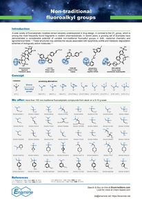 Non-traditional fluoroalkyl groups