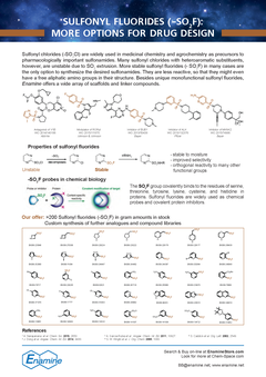 Sulfonyl fluorides -SO2F