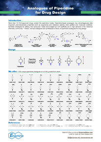 Analogues of Piperidine for Drug Design