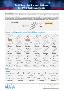 Building blocks and linkers for PROTAC synthesis