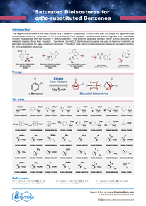 Saturated Bioisosteres for ortho-substituted Benzenes