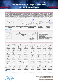 Functionalized Vinyl Boronates